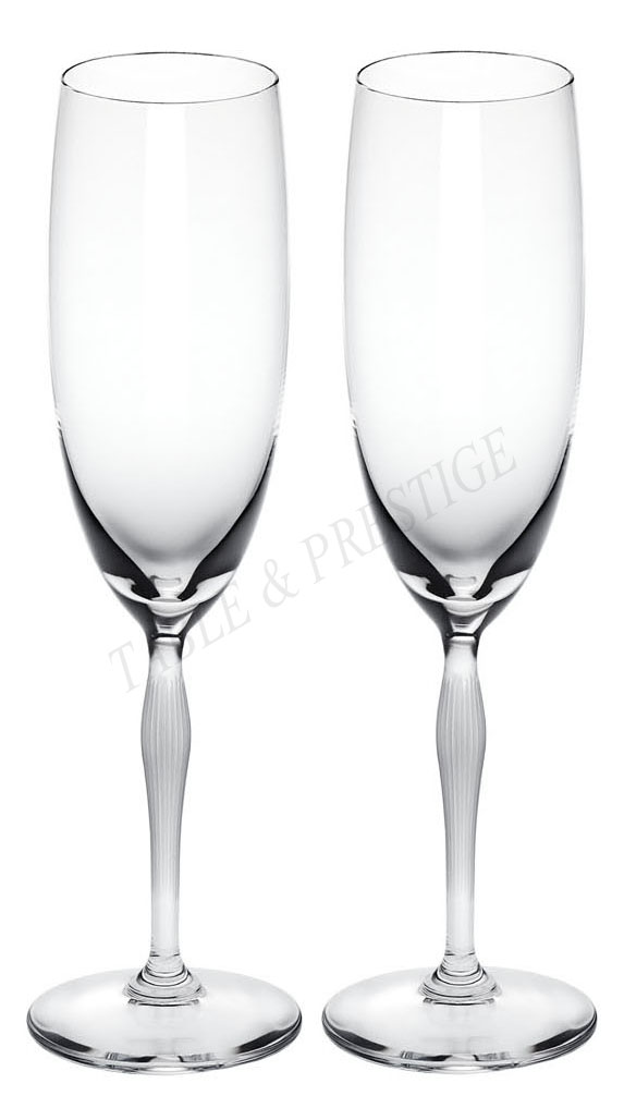 Champagne glass - set of 2 - Lalique